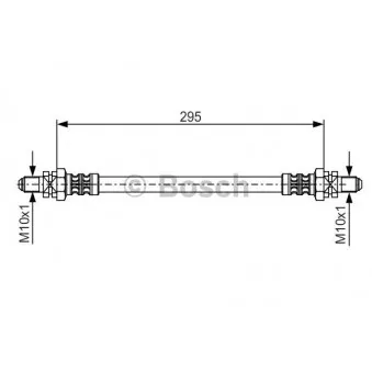 Flexible de frein BOSCH 1 987 476 382