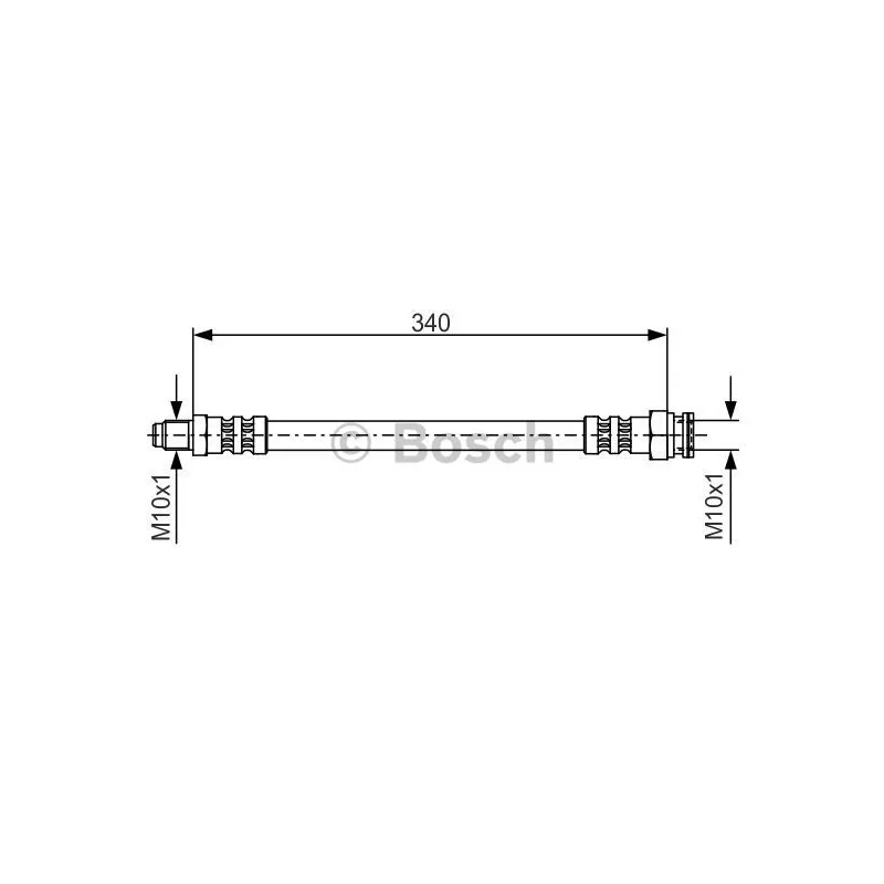 Flexible de frein BOSCH 1 987 476 393