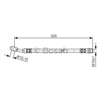 Flexible de frein BOSCH 1 987 476 394