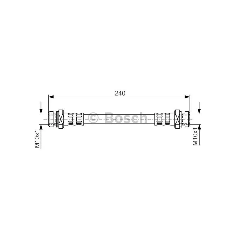 Flexible de frein BOSCH 1 987 476 395