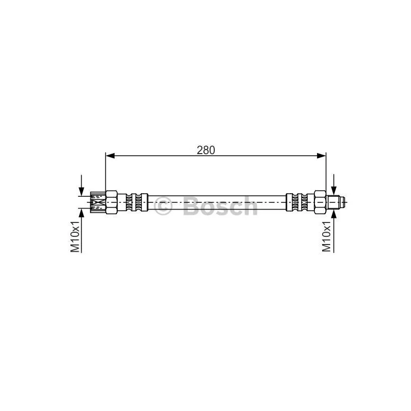 Flexible de frein BOSCH 1 987 476 396