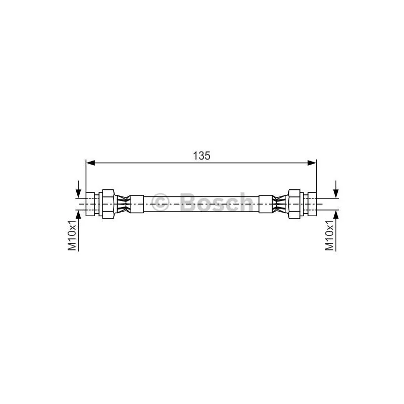 Flexible de frein BOSCH 1 987 476 400
