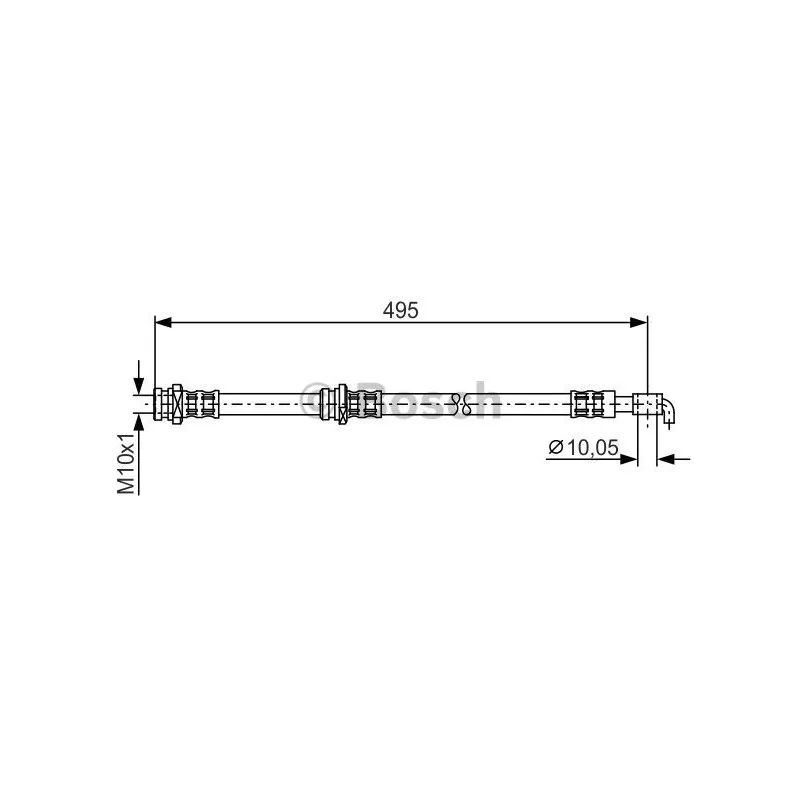 Flexible de frein BOSCH 1 987 476 401