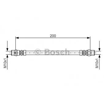 Flexible de frein BOSCH 1 987 476 403