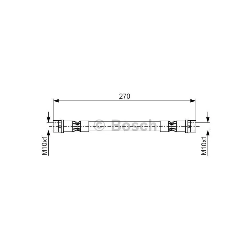 Flexible de frein BOSCH 1 987 476 404