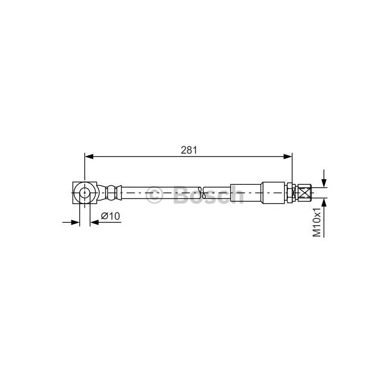 Flexible de frein BOSCH 1 987 476 405