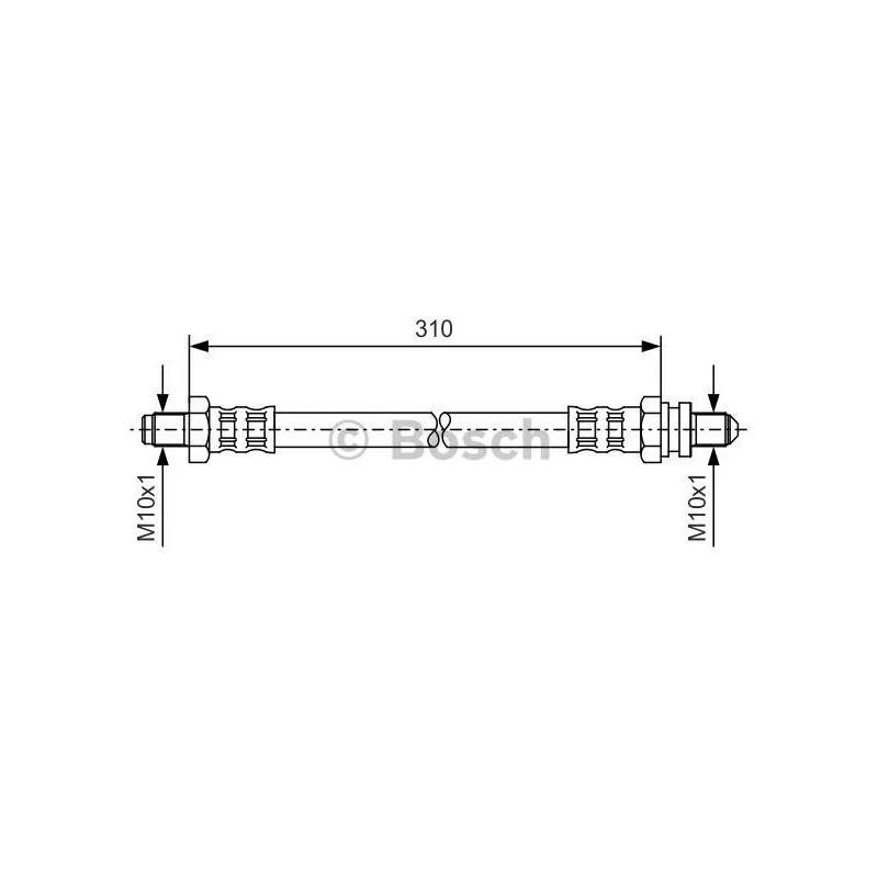 Flexible de frein BOSCH 1 987 476 407