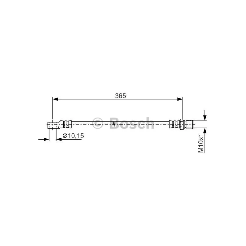 Flexible de frein BOSCH 1 987 476 412