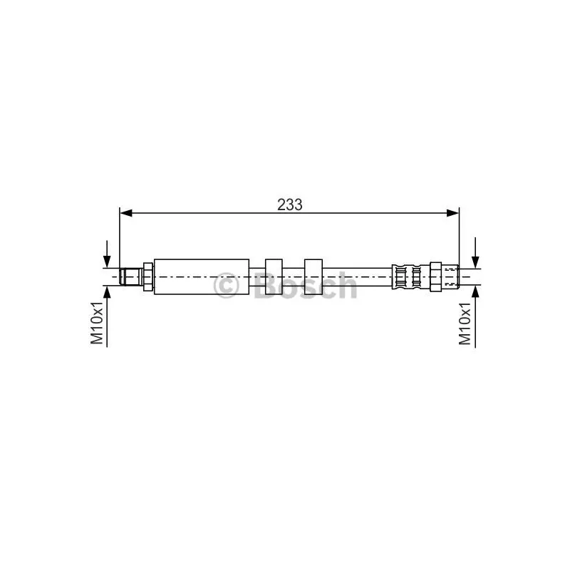 Flexible de frein BOSCH 1 987 476 418