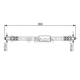 Flexible de frein BOSCH 1 987 476 419