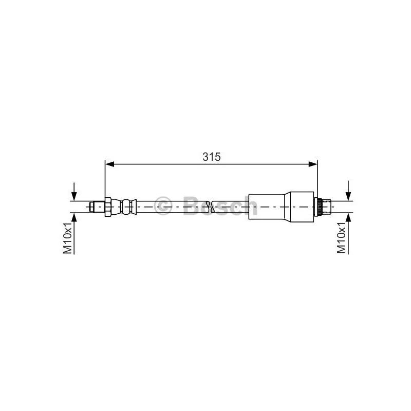 Flexible de frein BOSCH 1 987 476 432