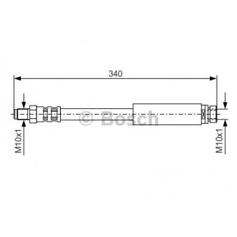 Flexible de frein BOSCH 1 987 476 433