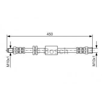 Flexible de frein BOSCH 1 987 476 443