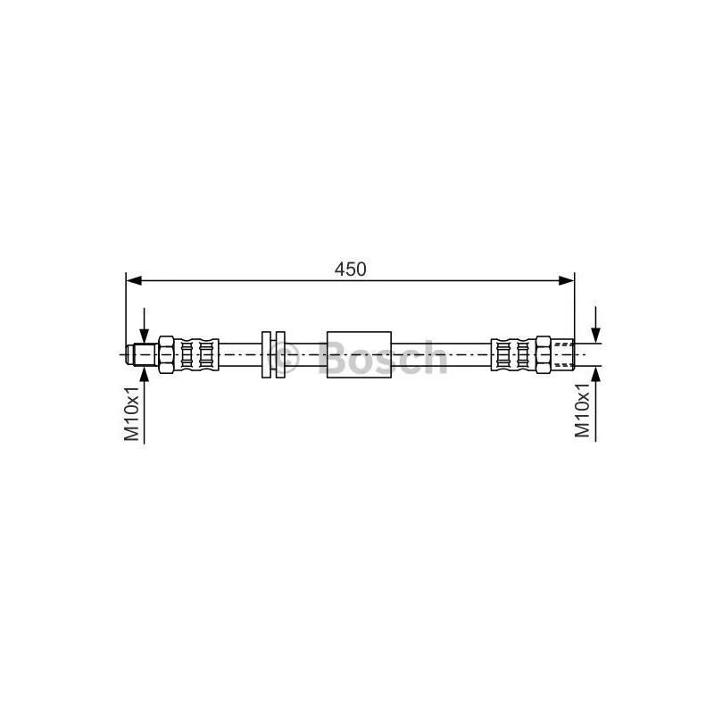 Flexible de frein BOSCH 1 987 476 443