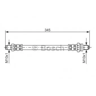 Flexible de frein BOSCH 1 987 476 447