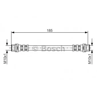 Flexible de frein BOSCH 1 987 476 458