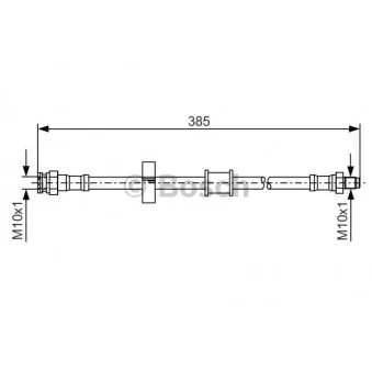 Flexible de frein BOSCH 1 987 476 459