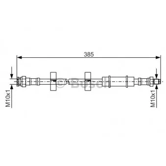 Flexible de frein BOSCH 1 987 476 460