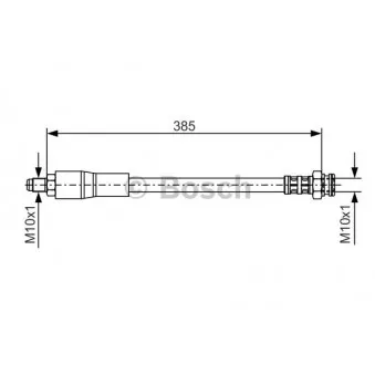 Flexible de frein BOSCH 1 987 476 461