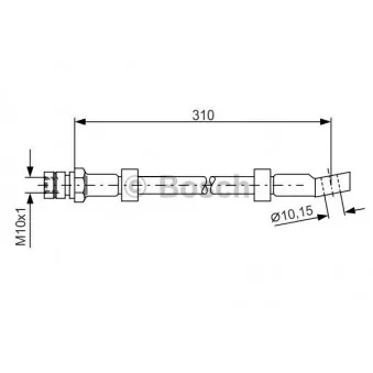 Flexible de frein BOSCH 1 987 476 464