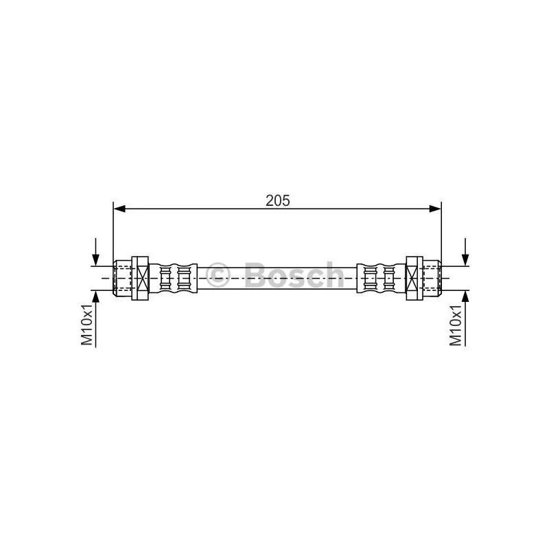 Flexible de frein BOSCH 1 987 476 477