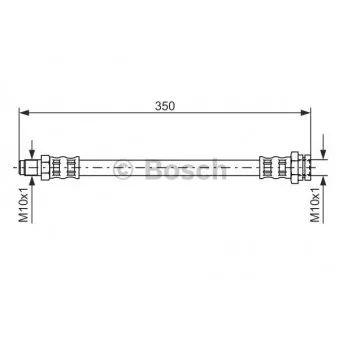 Flexible de frein BOSCH 1 987 476 491