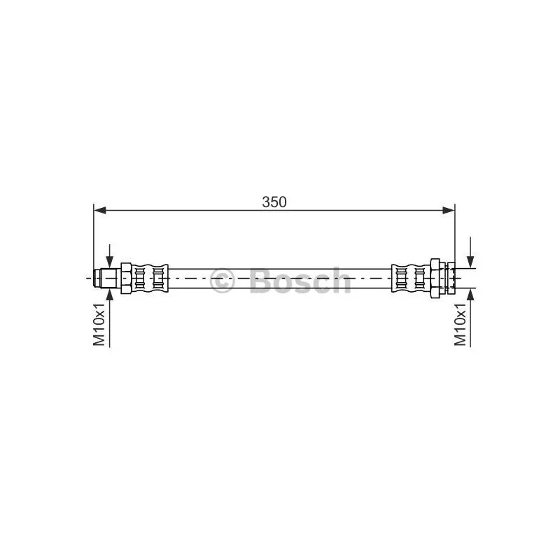 Flexible de frein BOSCH 1 987 476 491