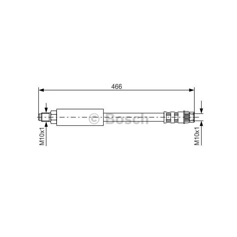 Flexible de frein BOSCH 1 987 476 492