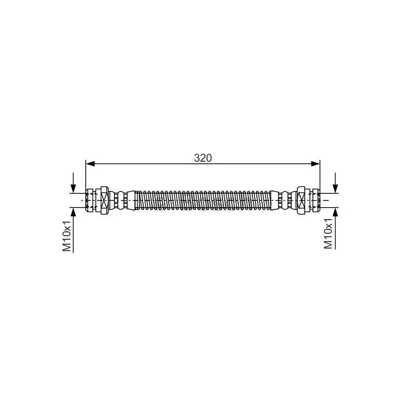 Flexible de frein BOSCH 1 987 476 501