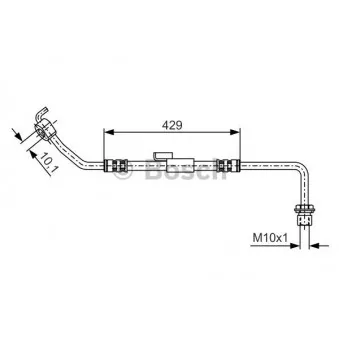 Flexible de frein BOSCH 1 987 476 510