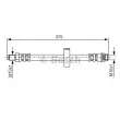 Flexible de frein BOSCH 1 987 476 518 - Visuel 1