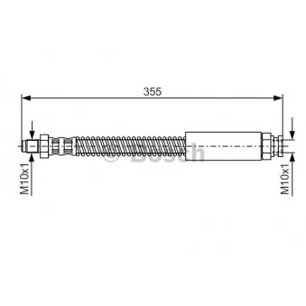 Flexible de frein BOSCH 1 987 476 519