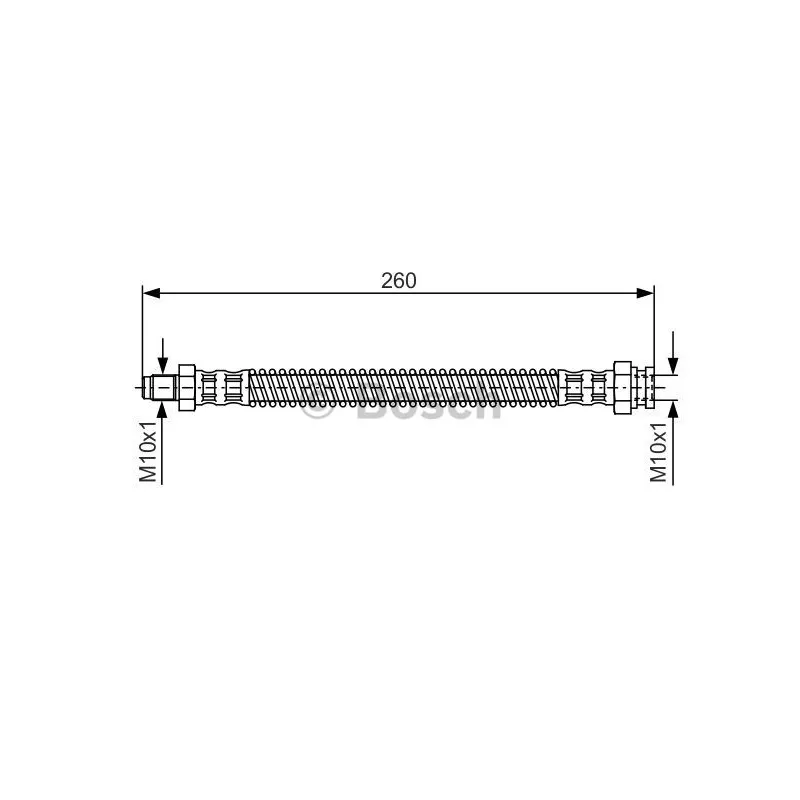 Flexible de frein BOSCH 1 987 476 522