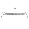 Flexible de frein BOSCH 1 987 476 523 - Visuel 1