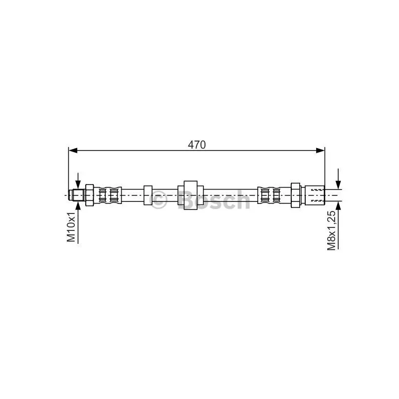 Flexible de frein BOSCH 1 987 476 524