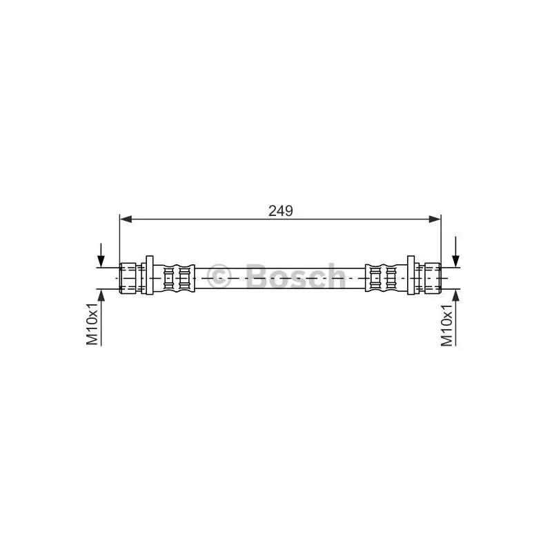 Flexible de frein BOSCH 1 987 476 525