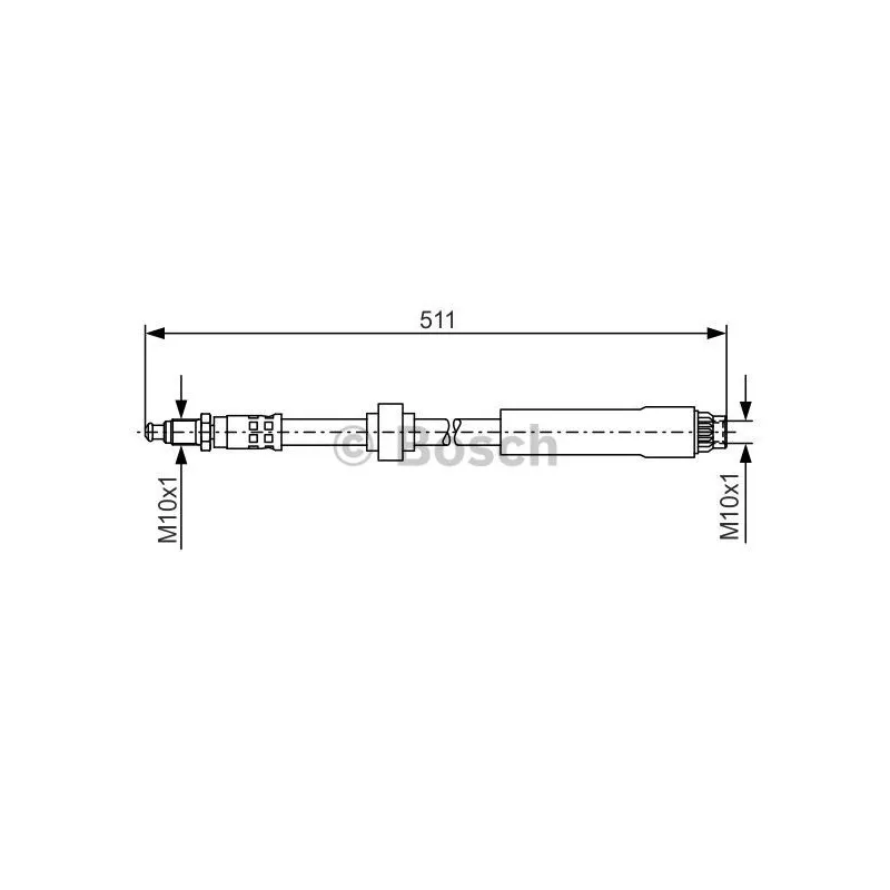 Flexible de frein BOSCH 1 987 476 531