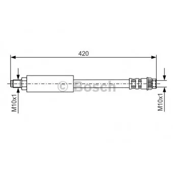 Flexible de frein BOSCH 1 987 476 535