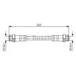 Flexible de frein BOSCH 1 987 476 543 - Visuel 1