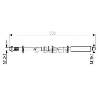 Flexible de frein BOSCH 1 987 476 548