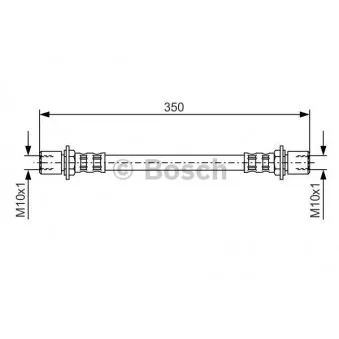 Flexible de frein BOSCH 1 987 476 552