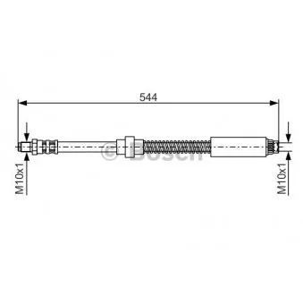 Flexible de frein BOSCH 1 987 476 559