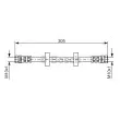 Flexible de frein BOSCH 1 987 476 562 - Visuel 1