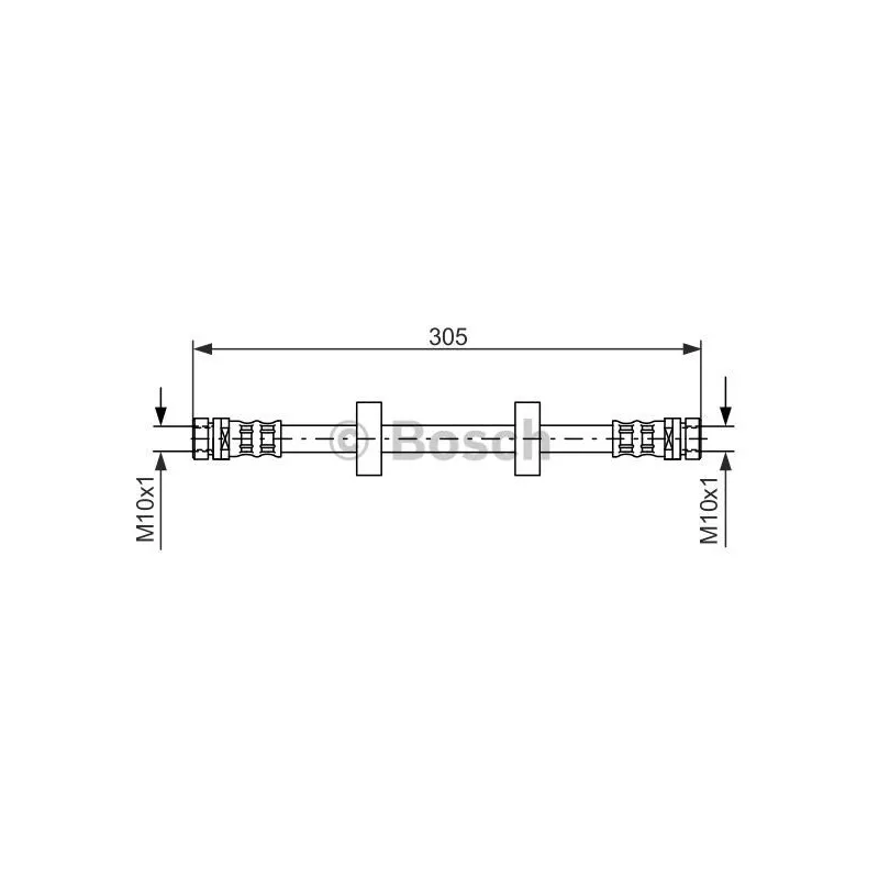 Flexible de frein BOSCH 1 987 476 562
