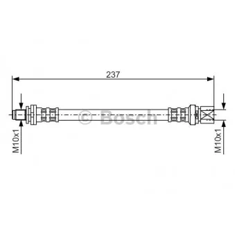 Flexible de frein BOSCH 1 987 476 564
