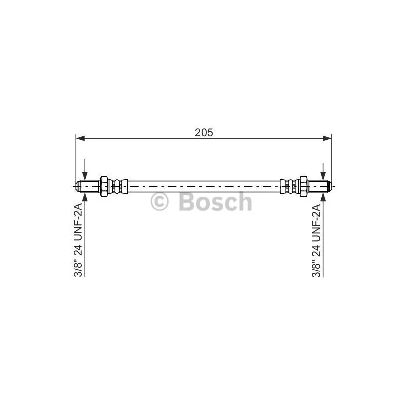 Flexible de frein BOSCH 1 987 476 575
