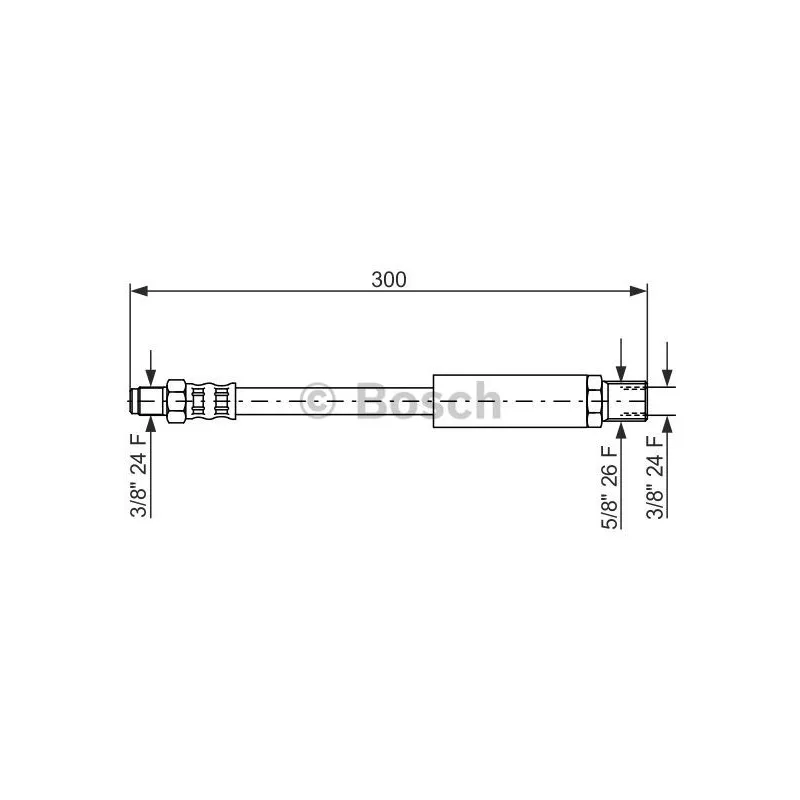 Flexible de frein BOSCH 1 987 476 577
