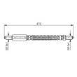 Flexible de frein BOSCH 1 987 476 595 - Visuel 1