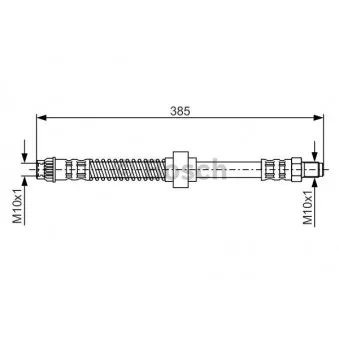 Flexible de frein BOSCH 1 987 476 597