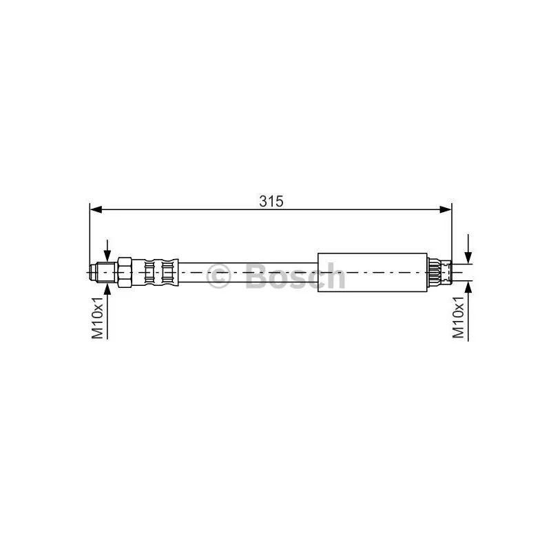 Flexible de frein BOSCH 1 987 476 598